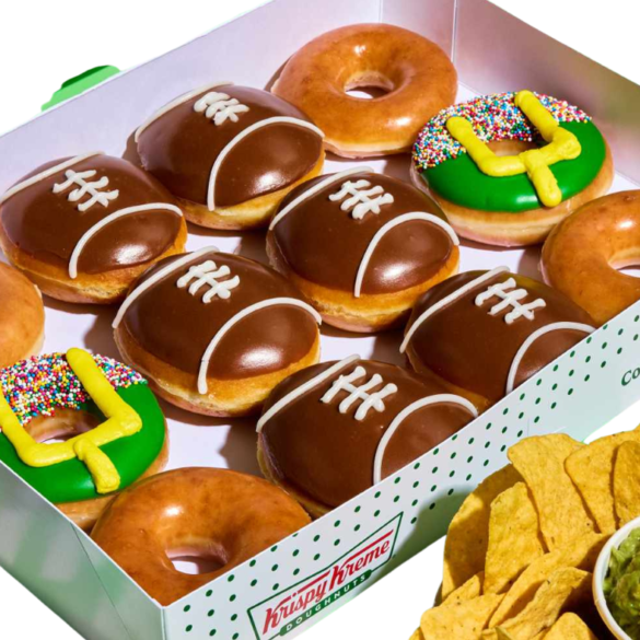 Copycat Krispy Kreme Super Bowl Donuts Recipe